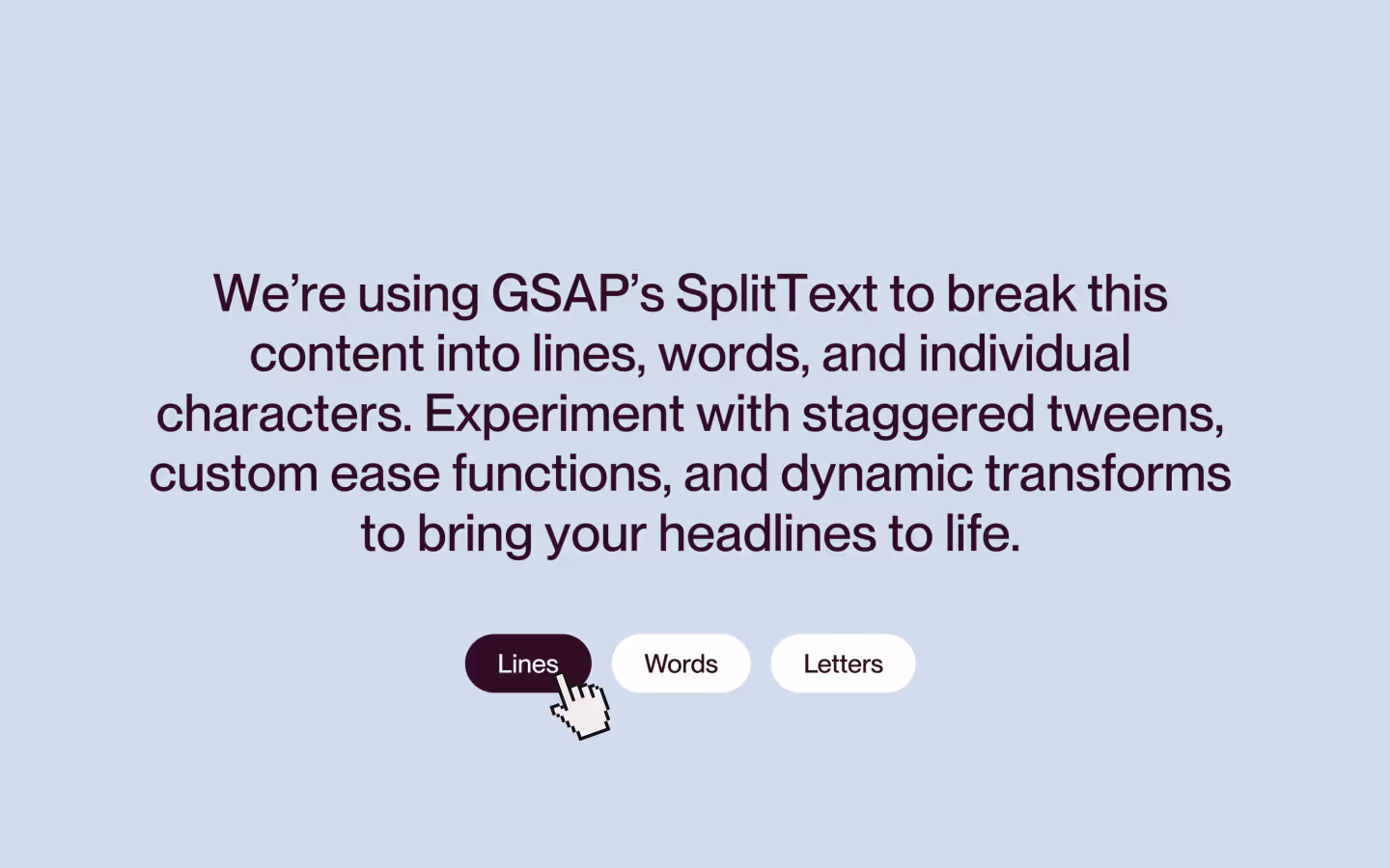 Osmo Masked Text Reveal (GSAP SplitText) Resource